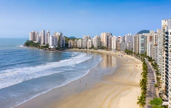 Praia Asturias Guarujá